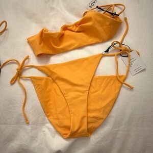 Jade swim SUNRISE TOES BOTTOM AND REMI TOP XS